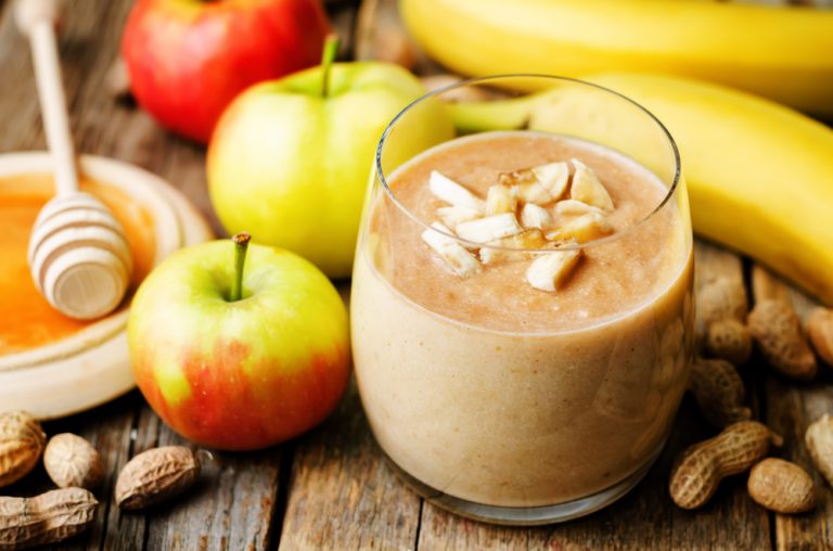 The Perfect Breakfast On The Go Apple And Peanut Butter Smoothie EpatCart