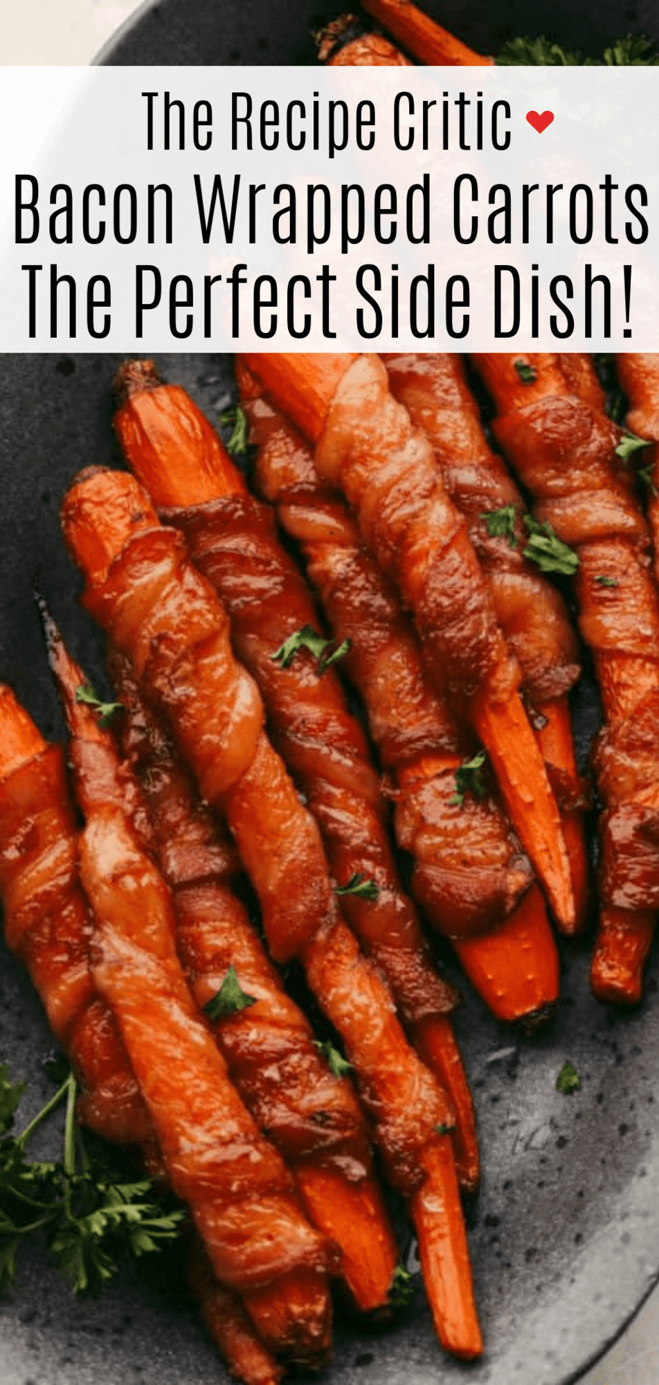 Bacon Wrapped Carrots with Honey Glaze Sauce