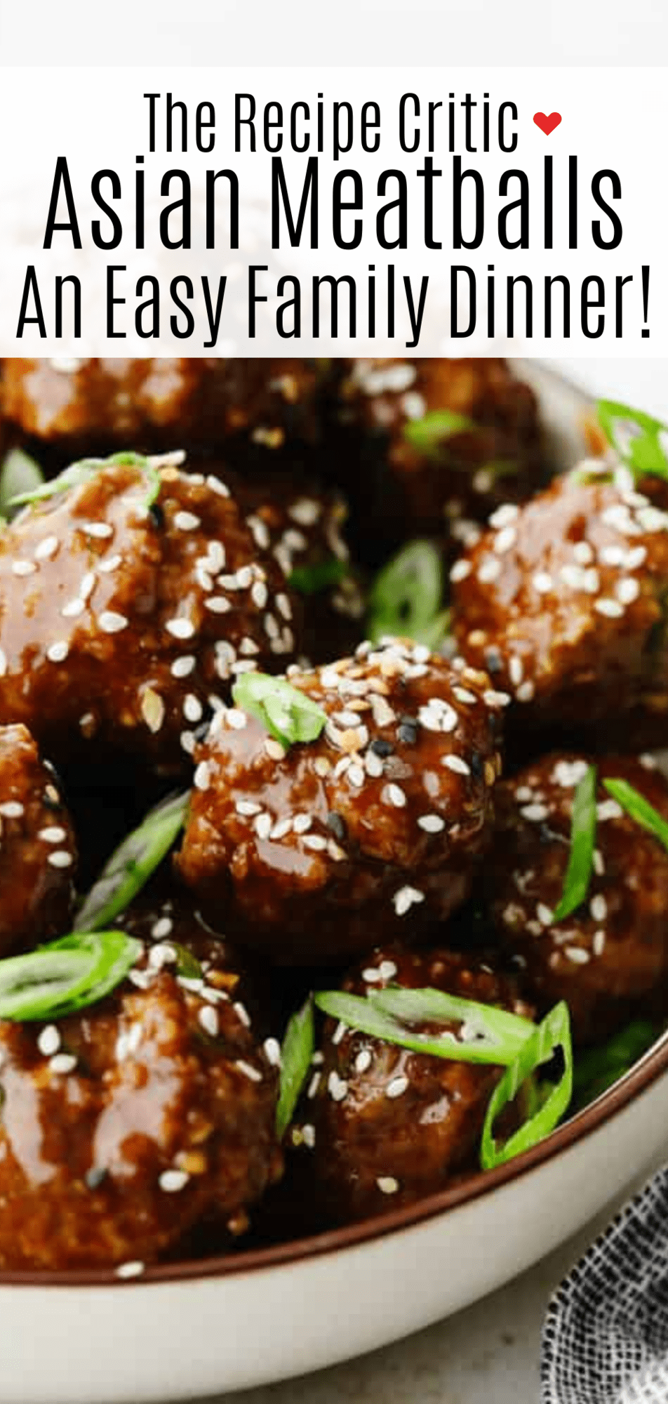 Baked Saucy Asian Meatballs Recipe