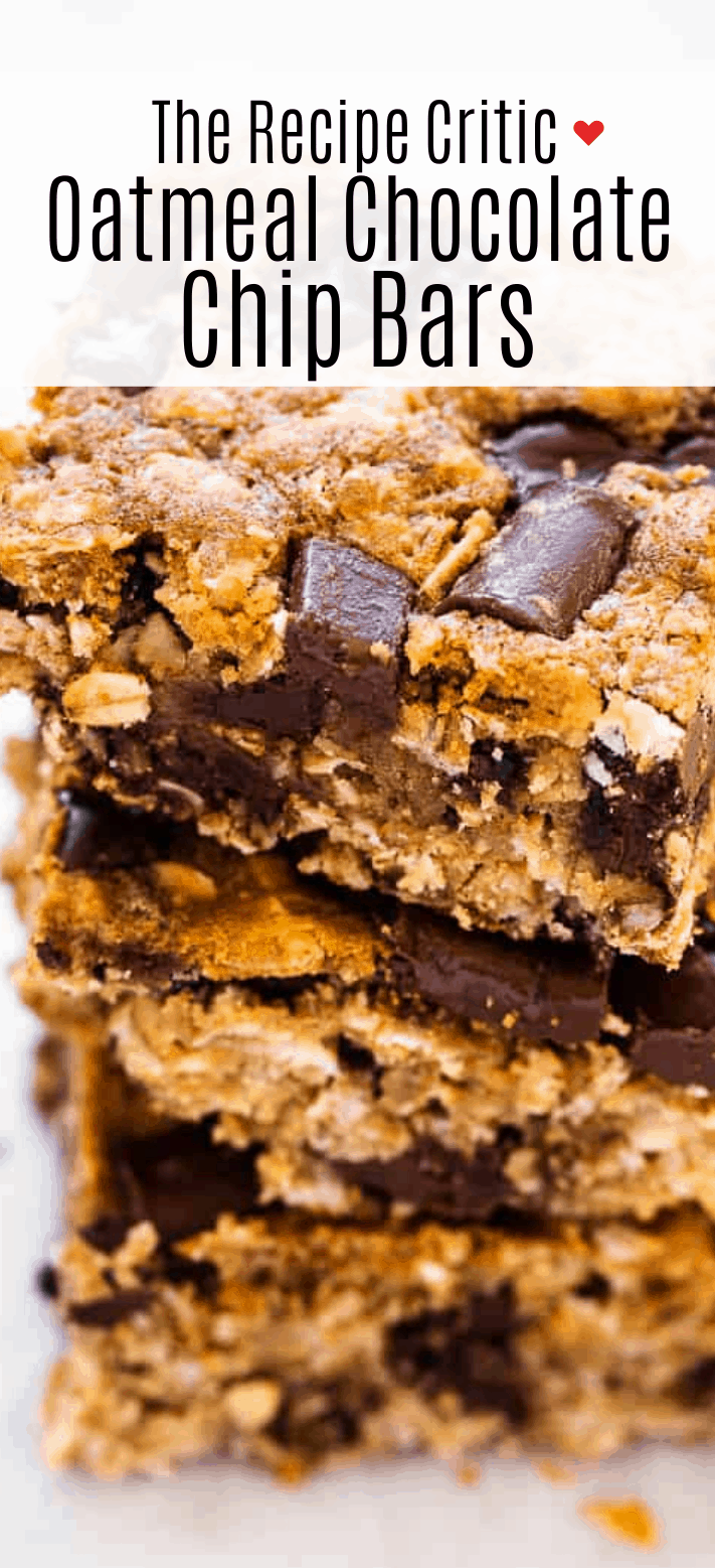 Best Oatmeal Chocolate Chip Bars