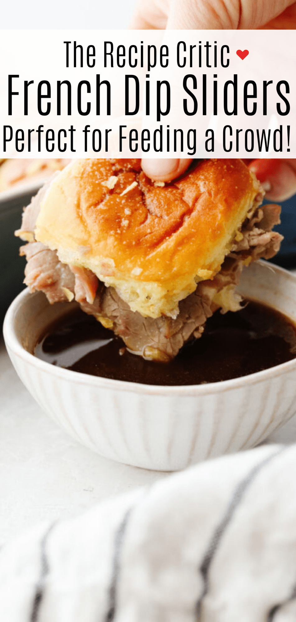 Easy French Dip Roast Beef Sliders Recipe