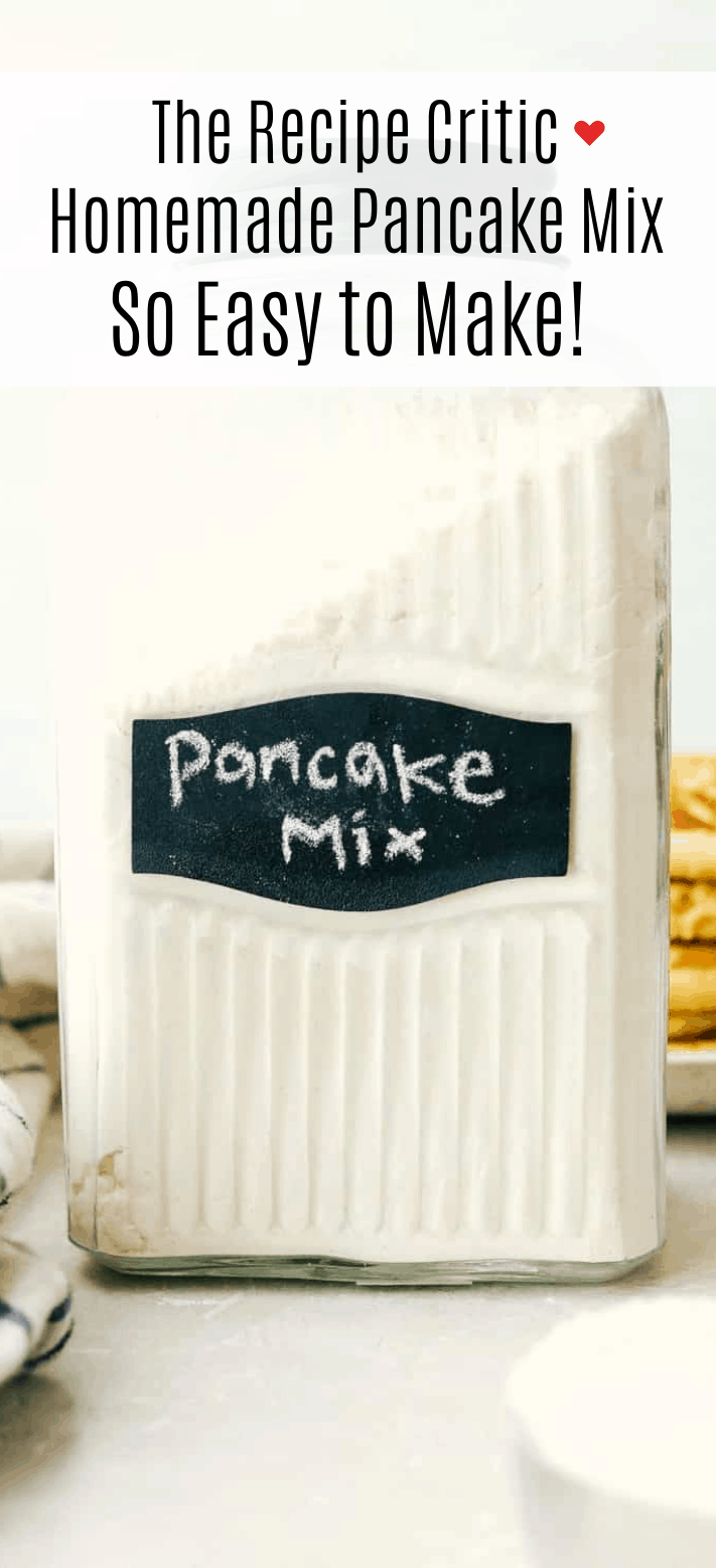 Easy Homemade Pancake Mix Made from Scratch