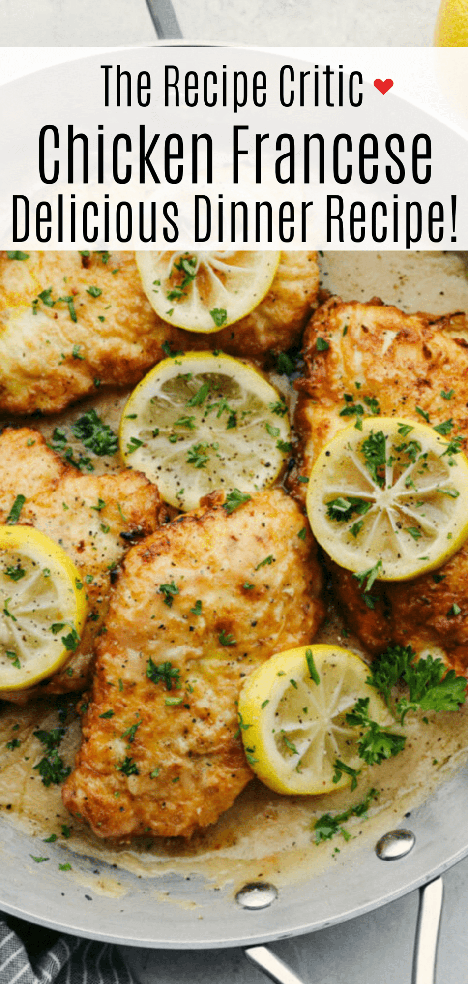 Easy to Make Chicken Francese Recipe
